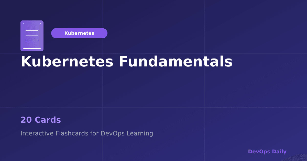 Kubernetes Fundamentals